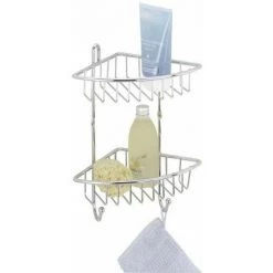 Wenko 16820100 Tagère D'Angle Milano 2 Tages