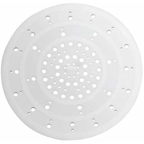 WENKO Filtre évier Silicone, Filtre Douche Pour Retenir Cheveux Et Résidus, Silicone, Ø 12 X 0,3 Cm, Blanc - Blanc 3 WENKO Filtre évier Silicone, Filtre Douche Pour Retenir Cheveux Et Résidus, Silicone, Ø 12 X 0,3 Cm, Blanc - Blanc