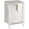 WENKO Corbeille à Linge Bois, Panier à Linge Bois, Norway Naturel Blanc, Capacité 56L, Bois, 45x65x45cm, Blanc 1 WENKO Corbeille à Linge Bois, Panier à Linge Bois, Norway Naturel Blanc, Capacité 56L, Bois, 45x65x45cm, Blanc -WENKO Soldes 7015364 1
