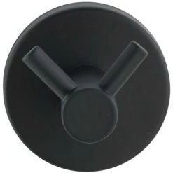 Cintre Double En Acier Inoxydable Bosio Noir Wenko