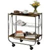 WENKO Chariot De Cuisine Pliable Dinett Couleur Noyer -WENKO Soldes 70409162 1
