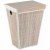 WENKO Panier A Linge Bamboo Blanc, Conique 1 WENKO Panier A Linge Bamboo Blanc, Conique -WENKO Soldes 72149758 1