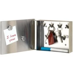 WENKO Boîte à Clés Magnétique Manhattan Bridge - 20 X 15 Cm - 20 X 15 X 5 - Noir 7 WENKO Boîte à Clés Magnétique Manhattan Bridge - 20 X 15 Cm - 20 X 15 X 5 - Noir -WENKO Soldes 8294330 3