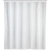 WENKO Rideau De Douche Uni - PEVA - 120 X 200 Cm - 120 X 200 - Blanc -WENKO Soldes 8294340 1