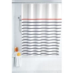 WENKO Rideau De Douche - Polyester - 180 X 200 Cm - 180 X 200 - Blanc 5 WENKO Rideau De Douche - Polyester - 180 X 200 Cm - 180 X 200 - Blanc -WENKO Soldes 8294342 2
