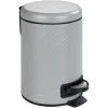 WENKO Poubelle à Pédale Punto - 3 L - 17 X 22,5 X 25 - Gris 1 WENKO Poubelle à Pédale Punto - 3 L - 17 X 22,5 X 25 - Gris -WENKO Soldes 8294364 1