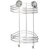 WENKO Etagère De Douche Ou Baige En Métal - 2 Paniers - 23 X H. 43 Cm - 23 X 21 X 43 - Argent -WENKO Soldes 8294373 1